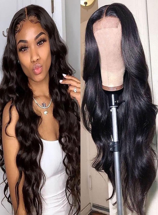 New You NewYou 28 Inch Body Wave Glueless Wigs Human Hair 4x4 Lace Closure Wigs 200 Density Lace Front Wigs Human Hair for Women - Image 1